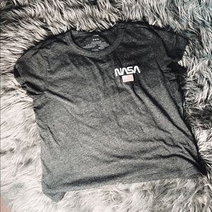 NASA Cropped Graphic Tee
